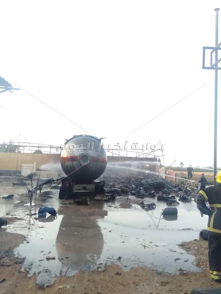 تفاصيل انفجار 300 أسطوانة بوتاجاز بقنا