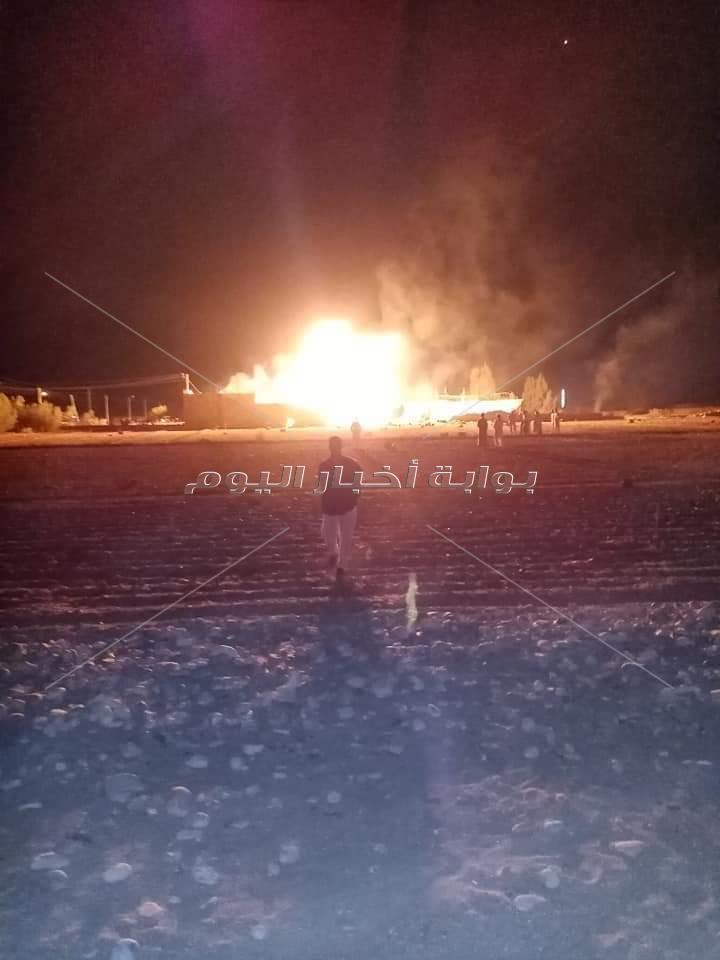 تفاصيل انفجار 300 أسطوانة بوتاجاز بقنا
