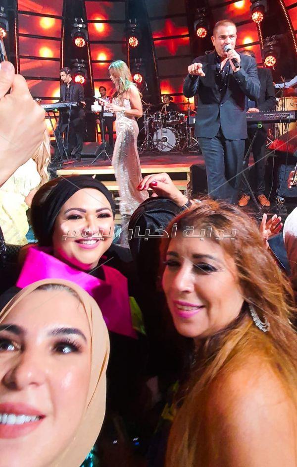 الهضبة ودينا الشربيني وراغب ومحمد رمضان في زفاف «باسل سماقية»