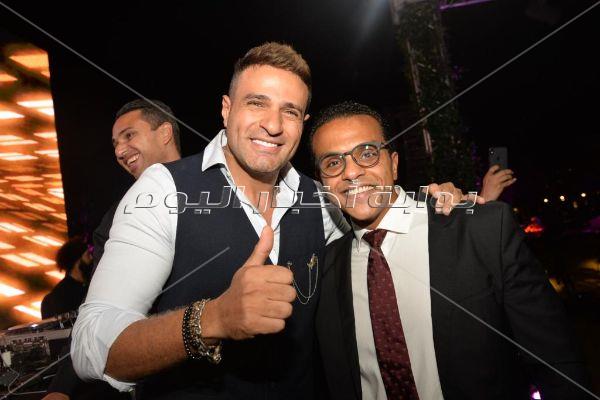 نجوم الفن والرياضة يجتمعون في حفل زفاف شريف منير حسن