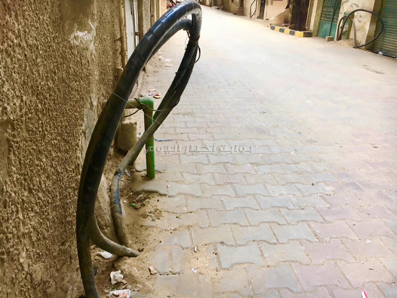 بالصور|  الكابلات المكشوفة.