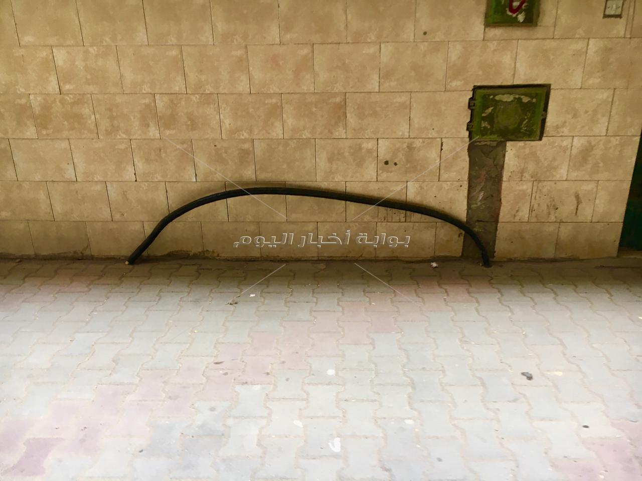 بالصور|  الكابلات المكشوفة.