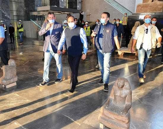  مدينة الفنون والثقافة بالعاصمة الإدارية التي زارها الرئيس أمس