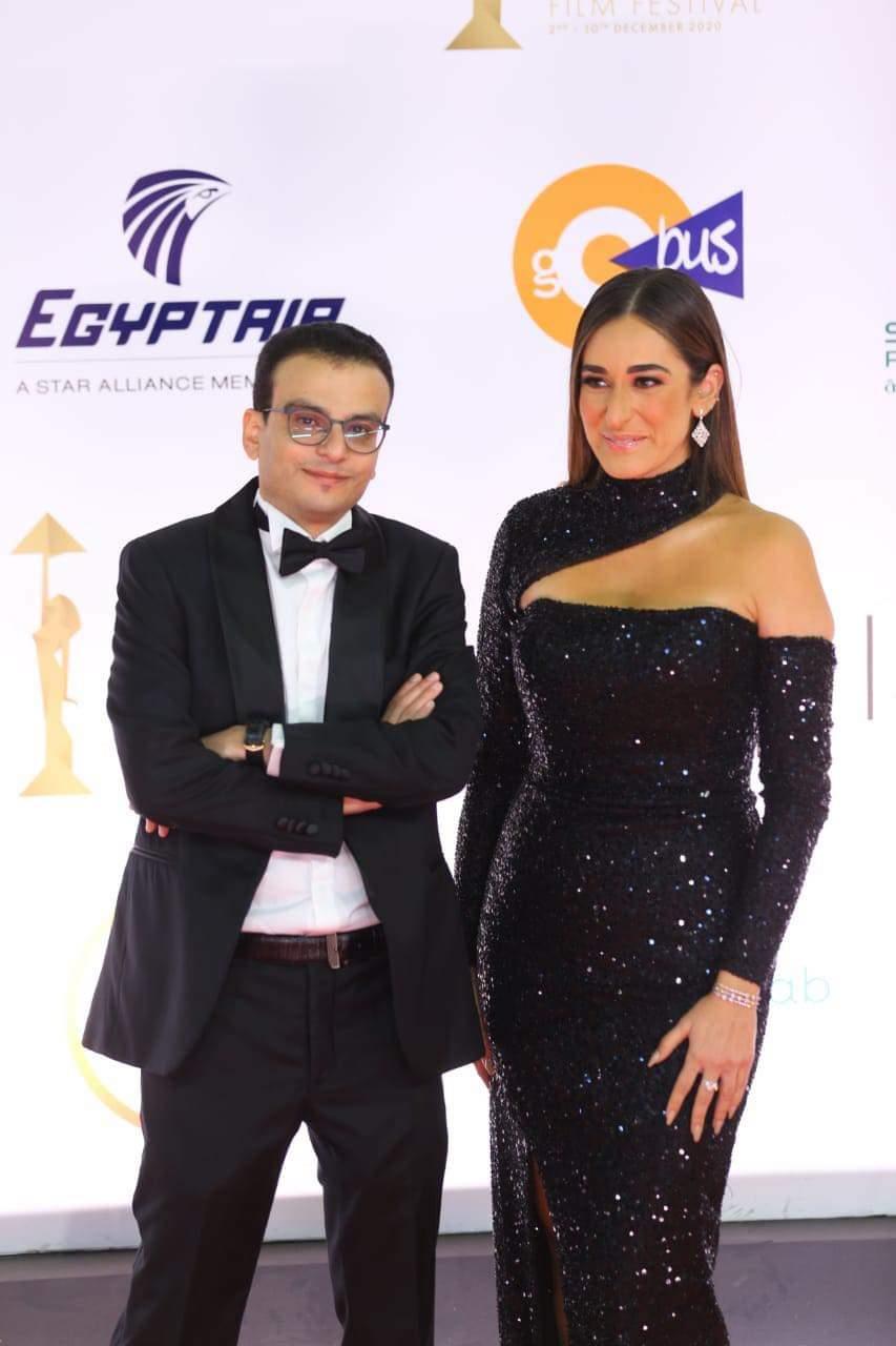 نجوم الفن في عرض فيلم "حظر تجوال" بمهرجان القاهرة السينمائي