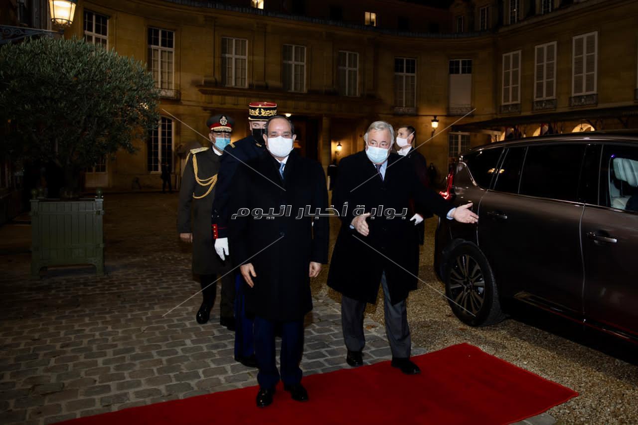 السيسي في مجلس الشيوخ الفرنسي 