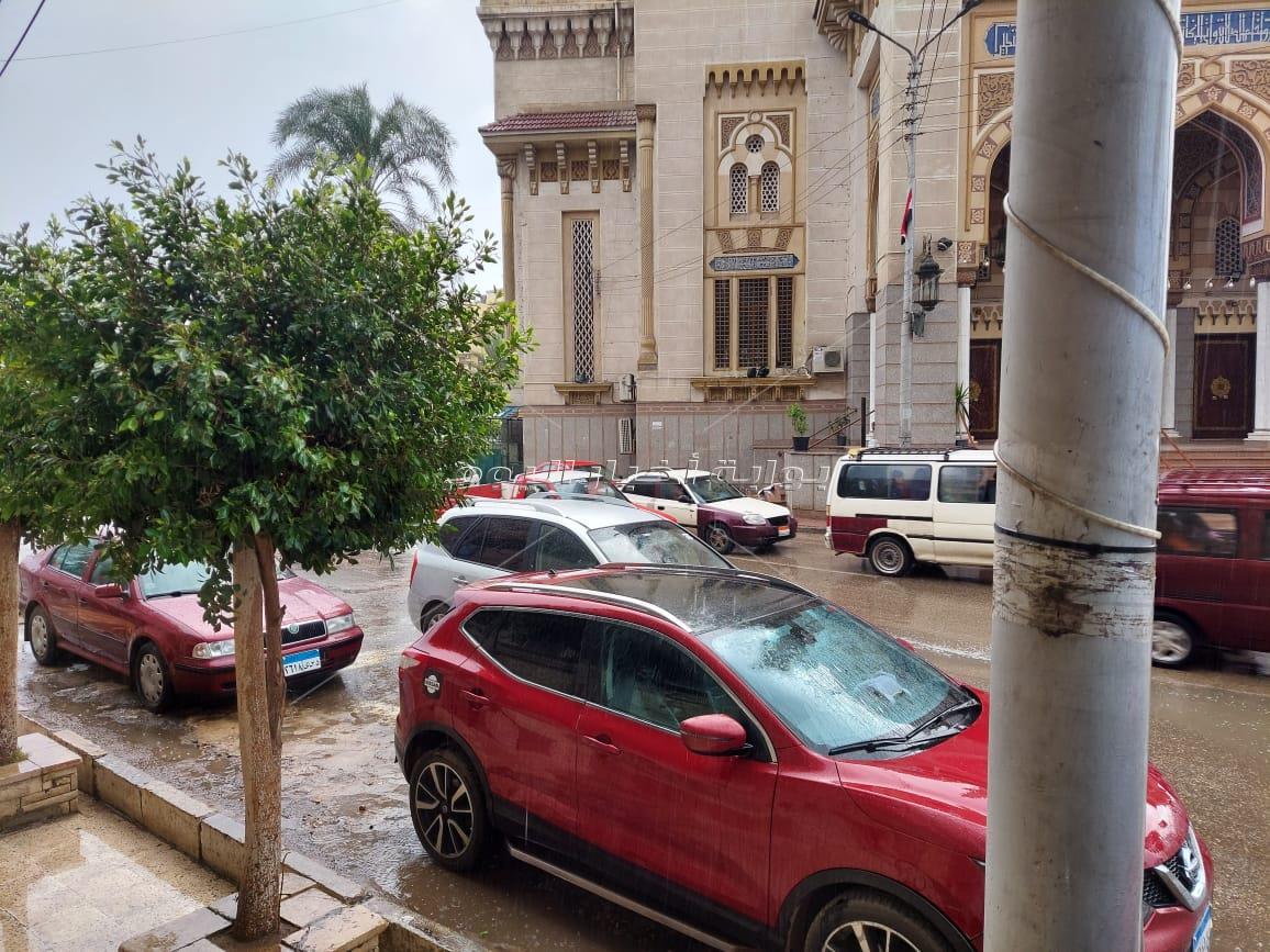 أمطار غزيرة بعد الظهر بالدقهلية