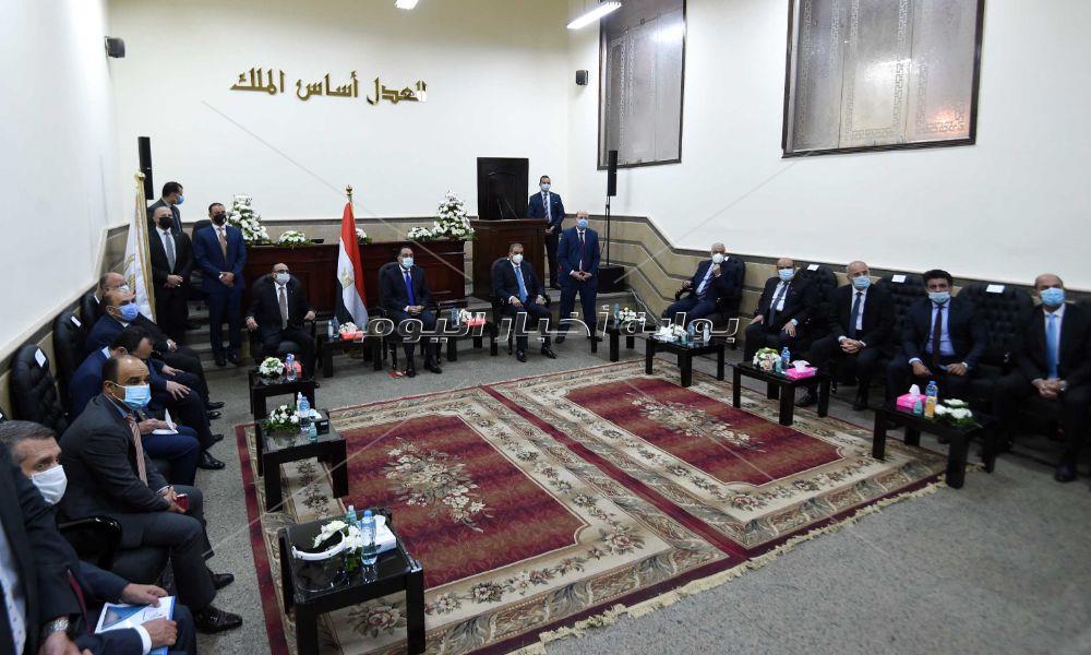 رئيس الوزراء يتفقد أعمال تطوير مجمع محاكم عابدين‎