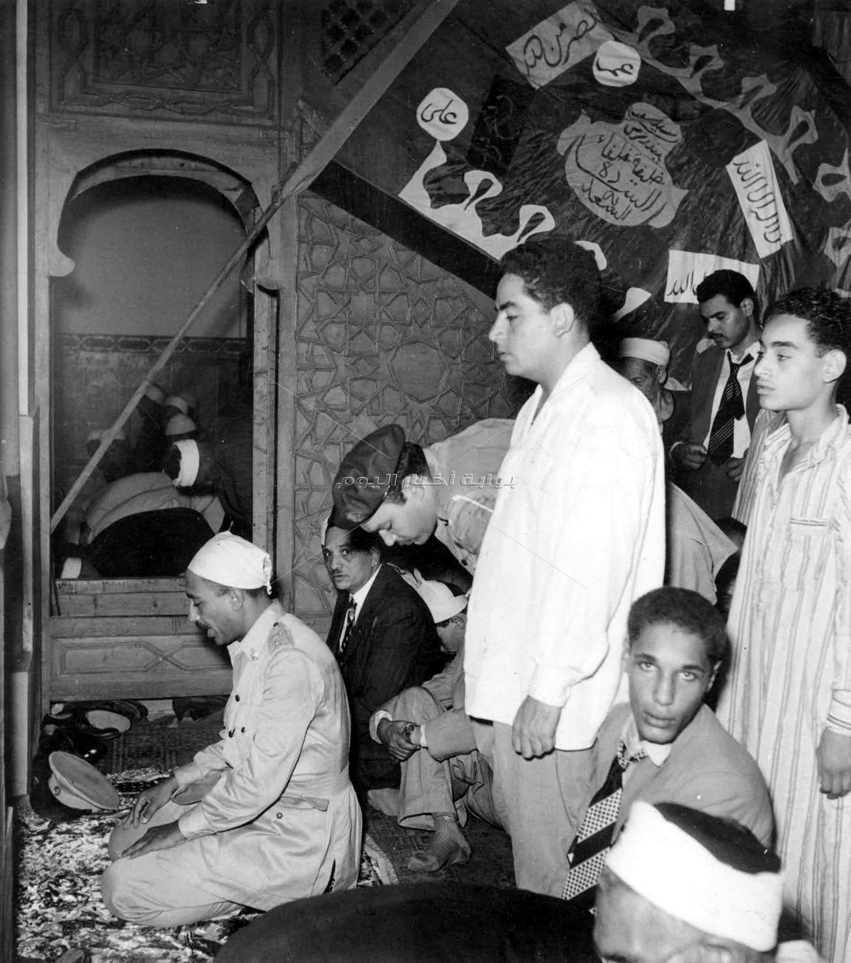 السادات خطيبا لصلاة الجمعة