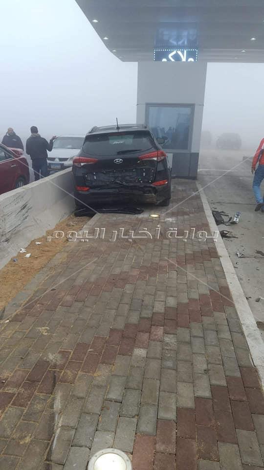  حادث تصادم بطريق الإسماعيلية الصحراوي