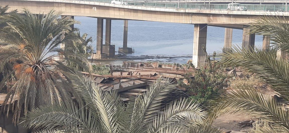 بعد 20 سنة .. هيكل”كوبرى ابو العلا” جثة هامدة على ضفاف النيل