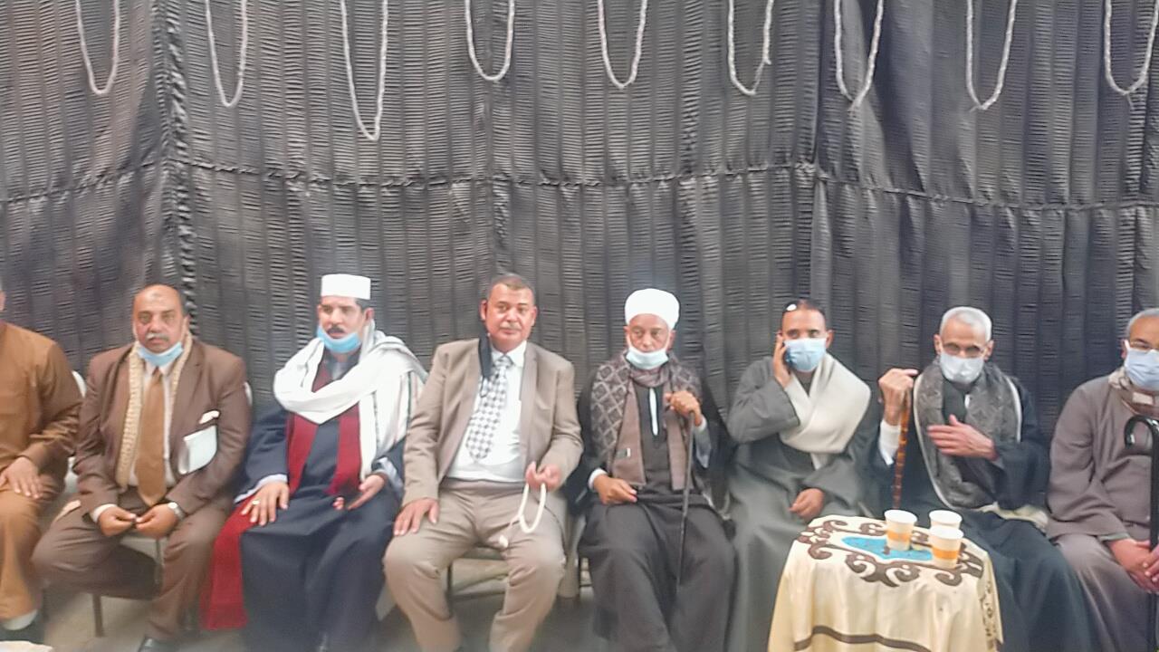 انهاء خصومة ثارية  بين ابناء العمومة  ال سلمان بمركز طما بسوهاج