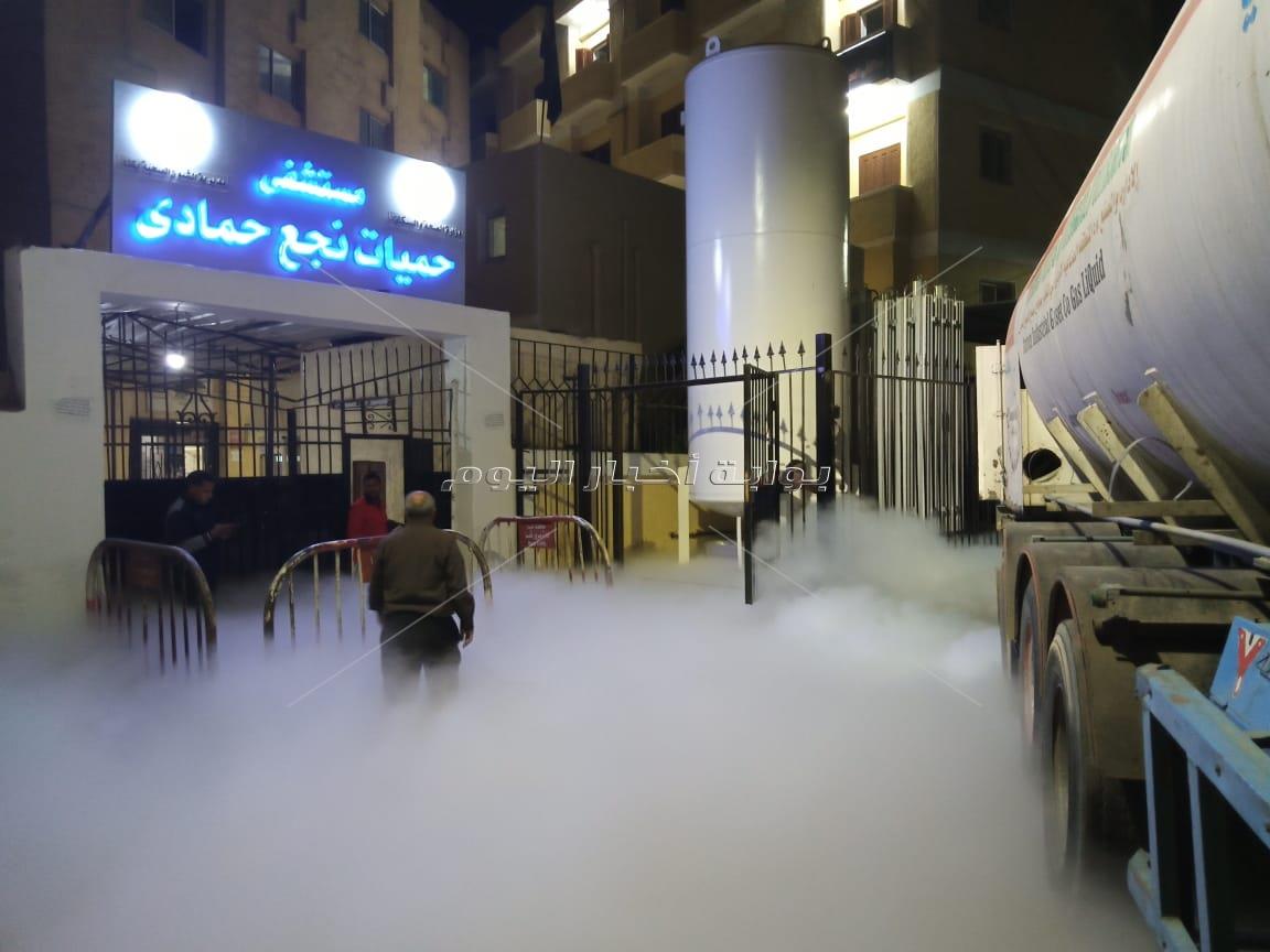 انفجار تانك اكسجين