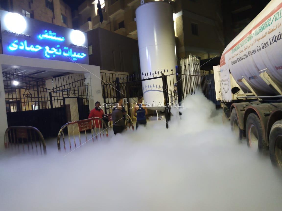 انفجار تانك اكسجين