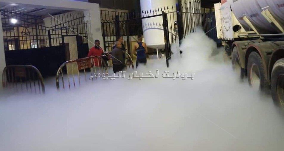 انفجار تانك اكسجين