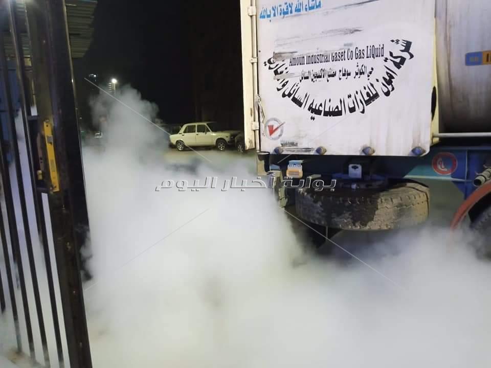 انفجار تانك اكسجين
