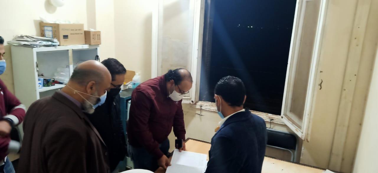 صور | فريق الاشراف يتفقد ليلا مستشفى ابوتشت