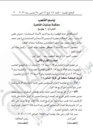 إدراج جماعة الإخوان المسلمين