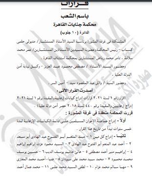 إدراج جماعة الإخوان المسلمين