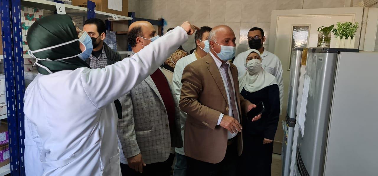 وكيل صحة الغربية جولة تفقدية بمستشفي بسيون المركزي 
