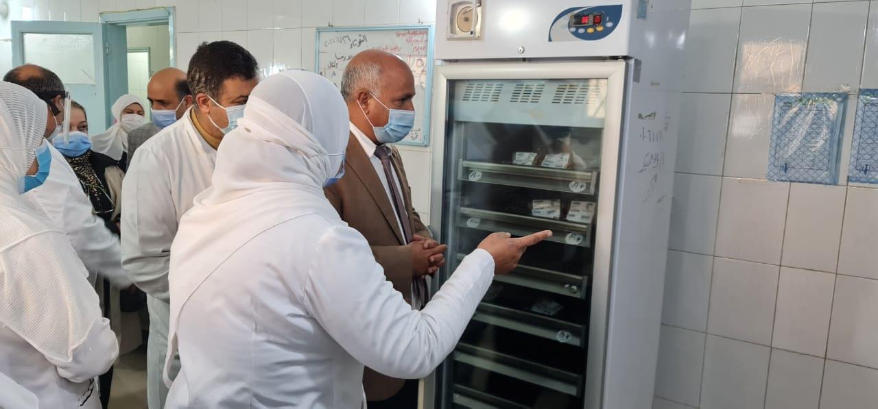 وكيل صحة الغربية جولة تفقدية بمستشفي بسيون المركزي 