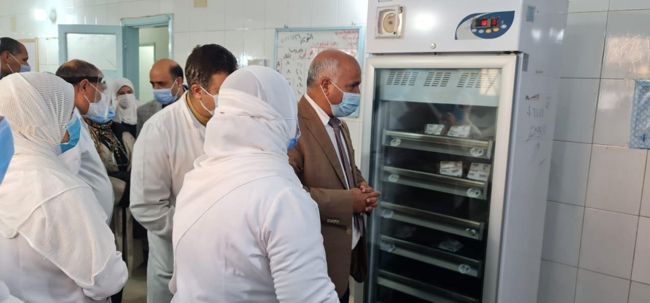 وكيل صحة الغربية جولة تفقدية بمستشفي بسيون المركزي 