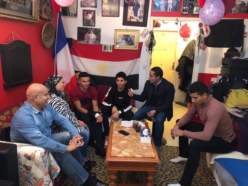 الفرعون المصري "شادي برايا "بطل فرنسا في ا لبوكس : عيني على البطولة القادمة .. وأتمنى ألعب بأسم مصر 