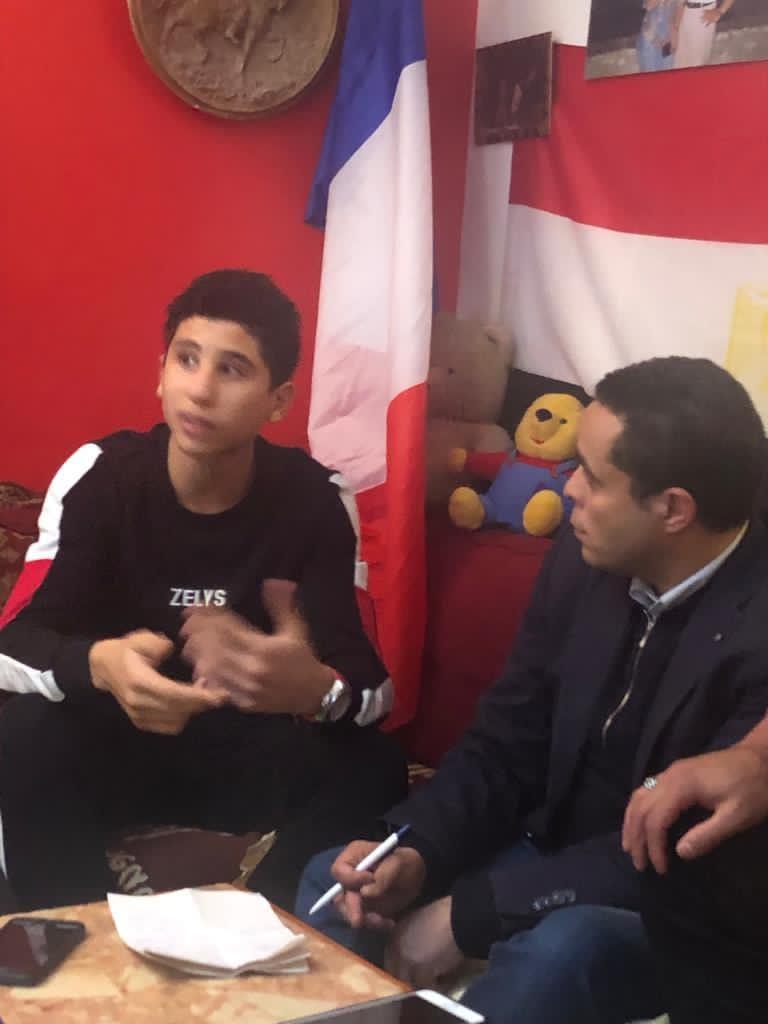 الفرعون المصري "شادي برايا "بطل فرنسا في ا لبوكس : عيني على البطولة القادمة .. وأتمنى ألعب بأسم مصر 