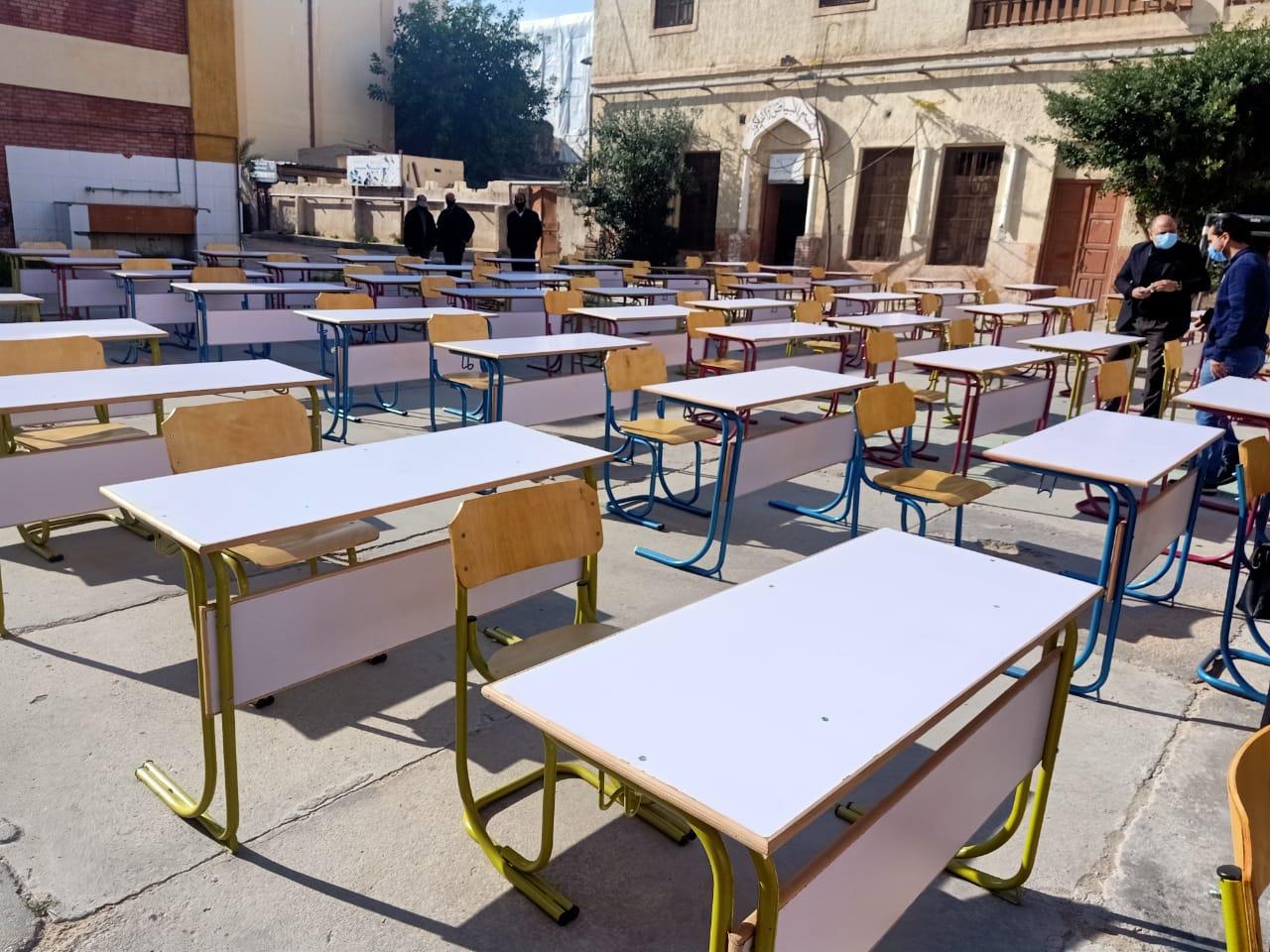 إقامة معرض دائم لمنتجات الطلاب بمدرسة محمد علي بالإسكندرية|صور