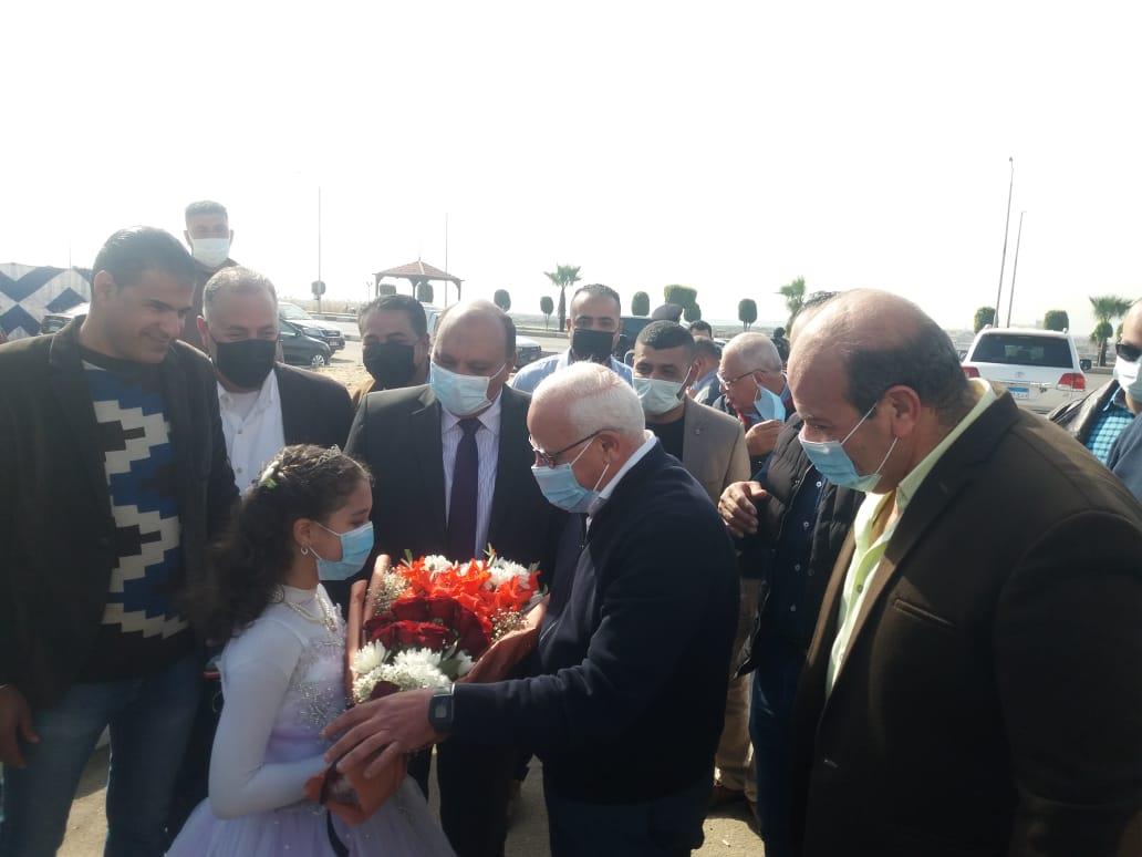 الغضبان وعصمت يفتتحان اعمال احلال وتجديد محطة الياقوت والمرجان