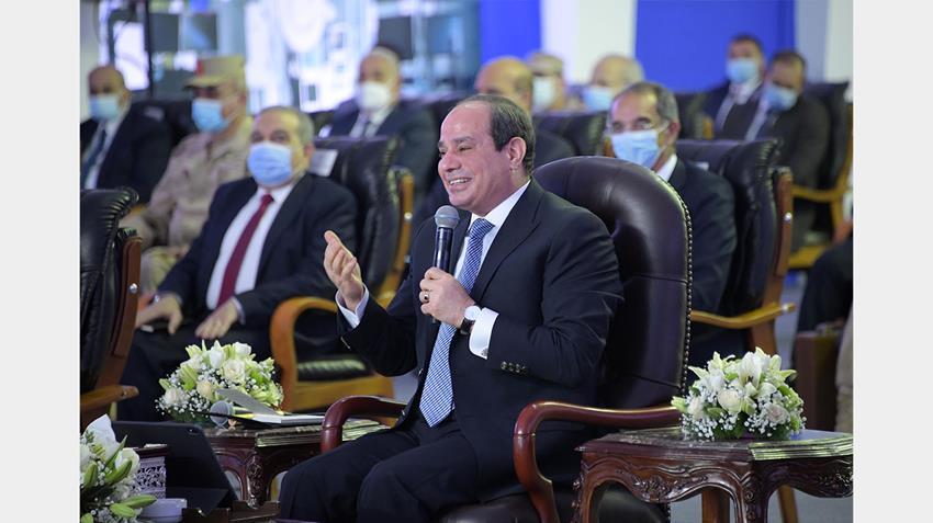 الرئيس السيسي يفتتح المجمع الطبي المتكامل بالإسماعيلية