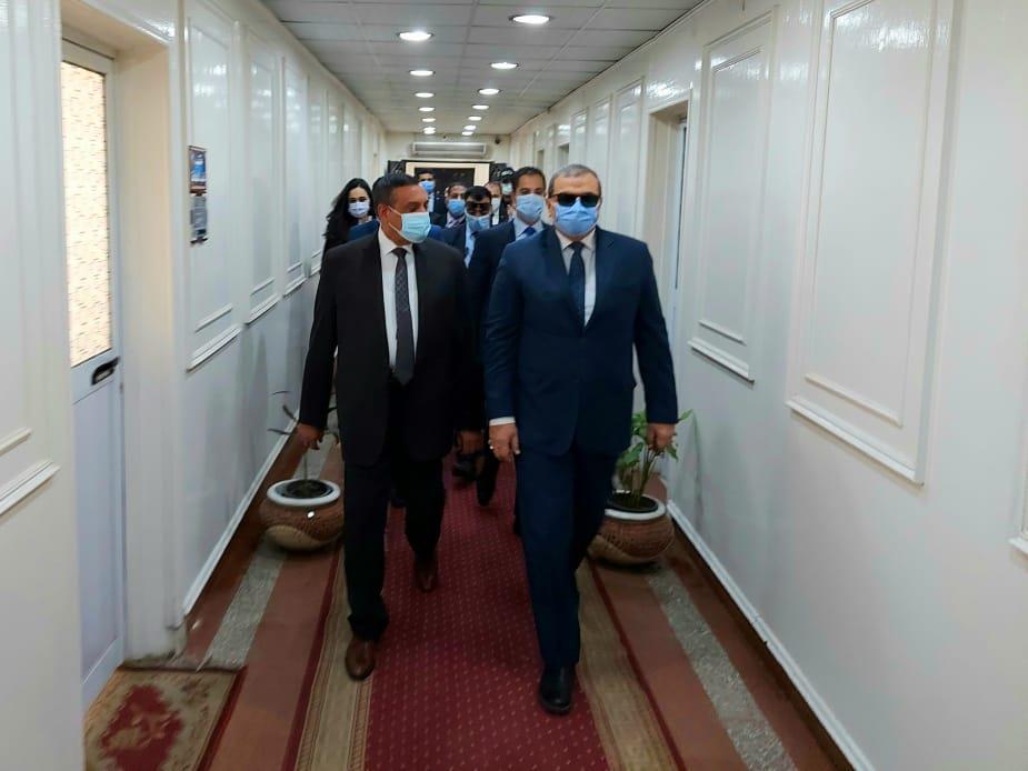 بالصور .. محافظ البحيرة يستقبل وزير القوى العاملة