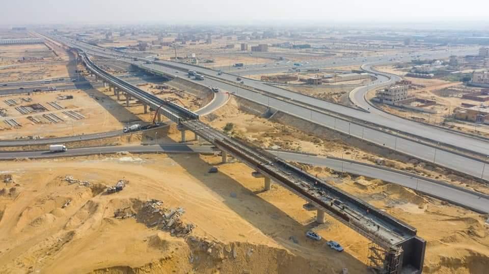 5 صور ترصد تنفيذ كوبري الإسماعيلية بمشروع القطار الكهربائي LRT