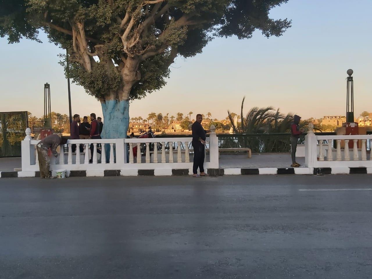  تطوير وتجميل كورنيش النيل بأسيوط