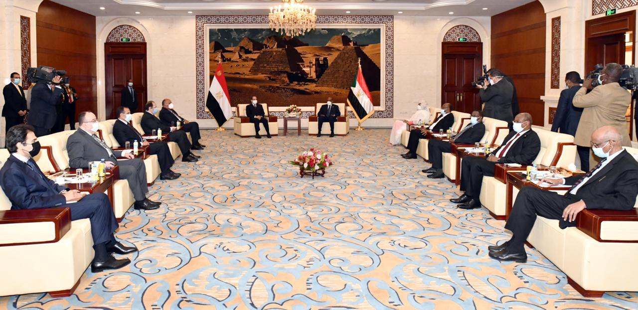 الرئيس السيسي خلال زيارته للسودان