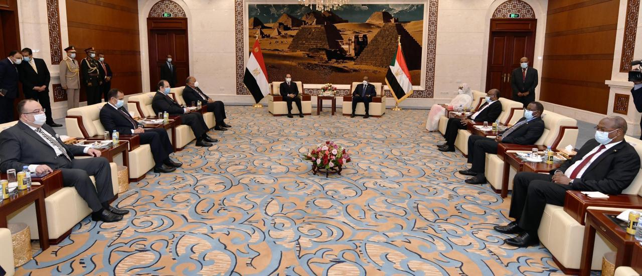 الرئيس السيسي خلال زيارته للسودان