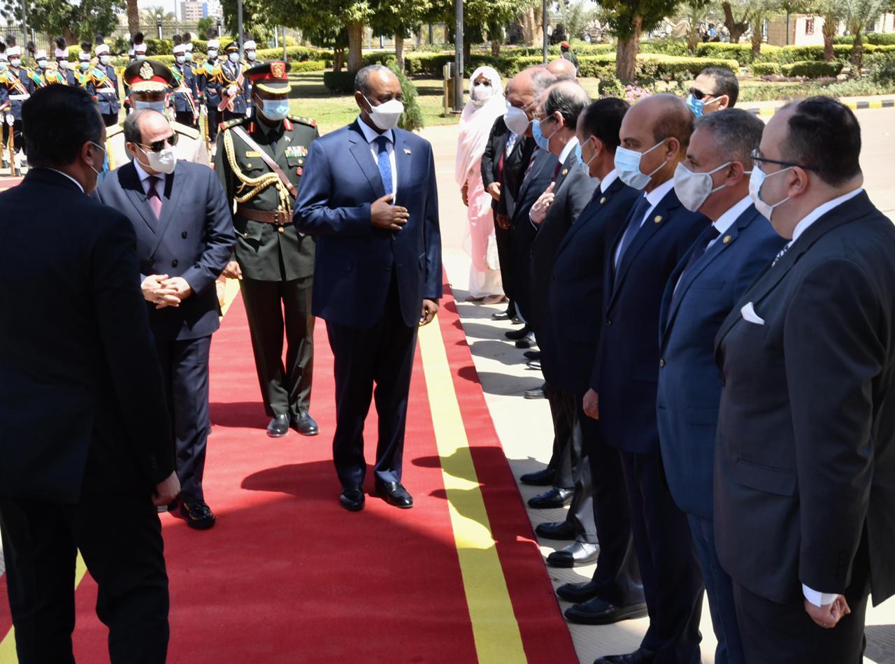 الرئيس السيسي خلال زيارته للسودان