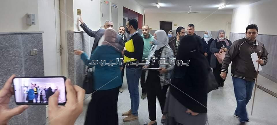وكيل صحة الغربيه.  الانتهاء من مستشفي صدر بسيون وإفتتاحها قريبا