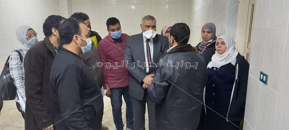 وكيل صحة الغربيه.  الانتهاء من مستشفي صدر بسيون وإفتتاحها قريبا