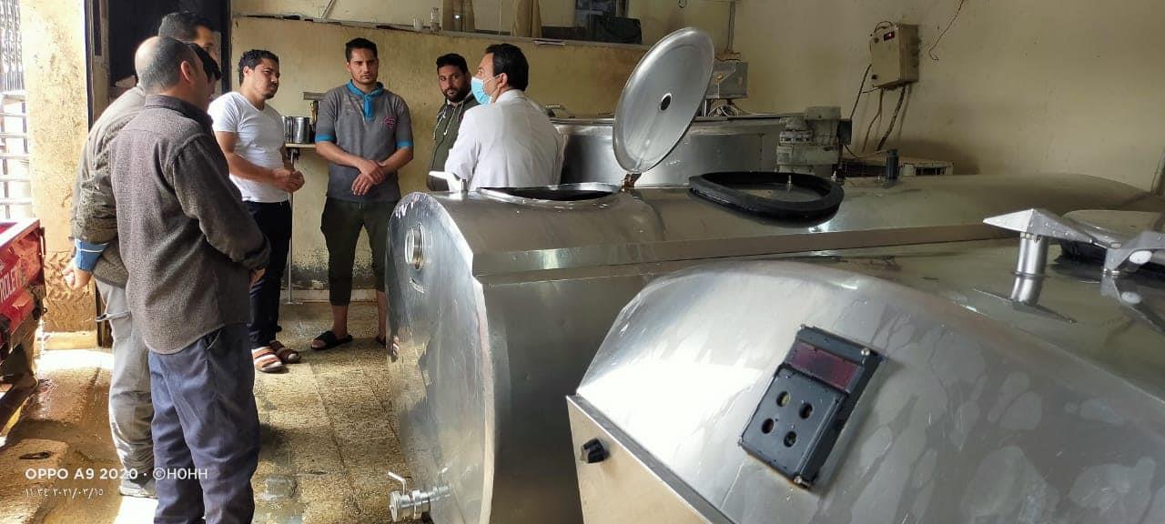 دورة تدريبية لرفع كفاءة مراكز تجميع الألبان