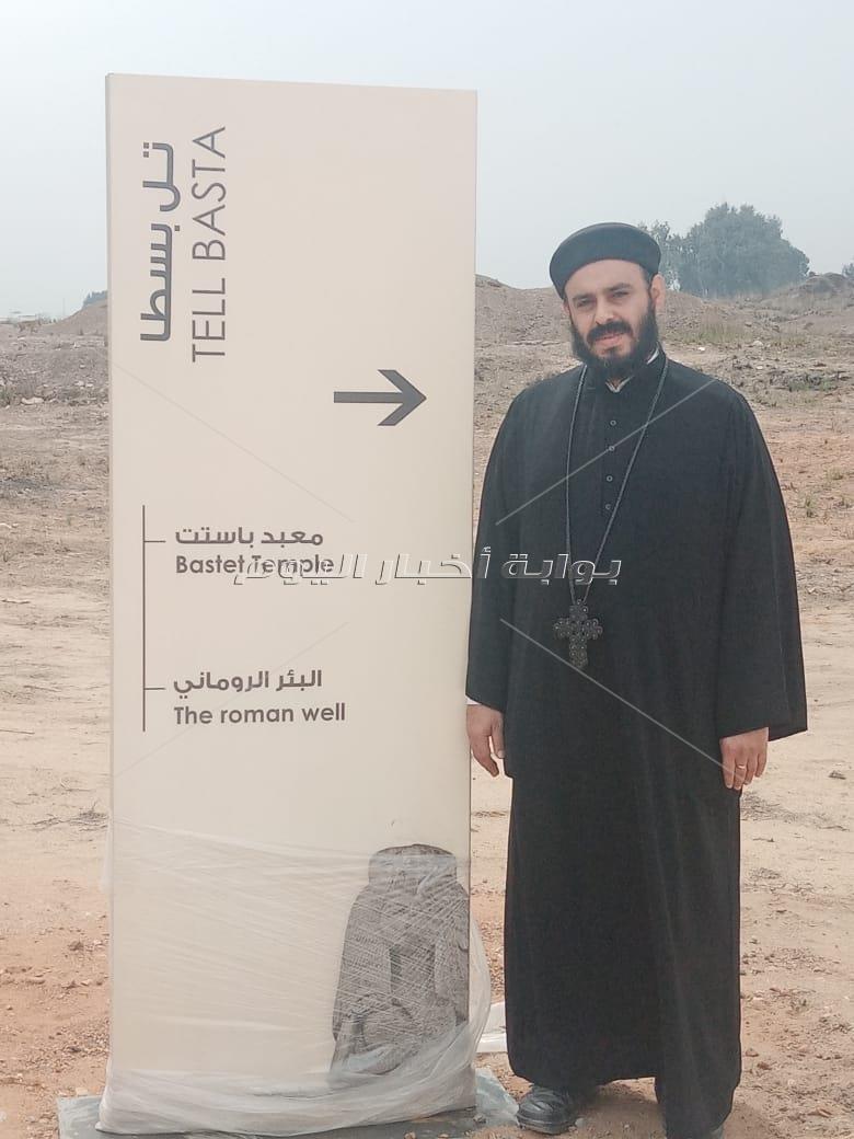 قبل افتتاحة بساعات.. مسار العائلة المقدسة داخل مدينة تل بسطة بمحافظة الشرقية