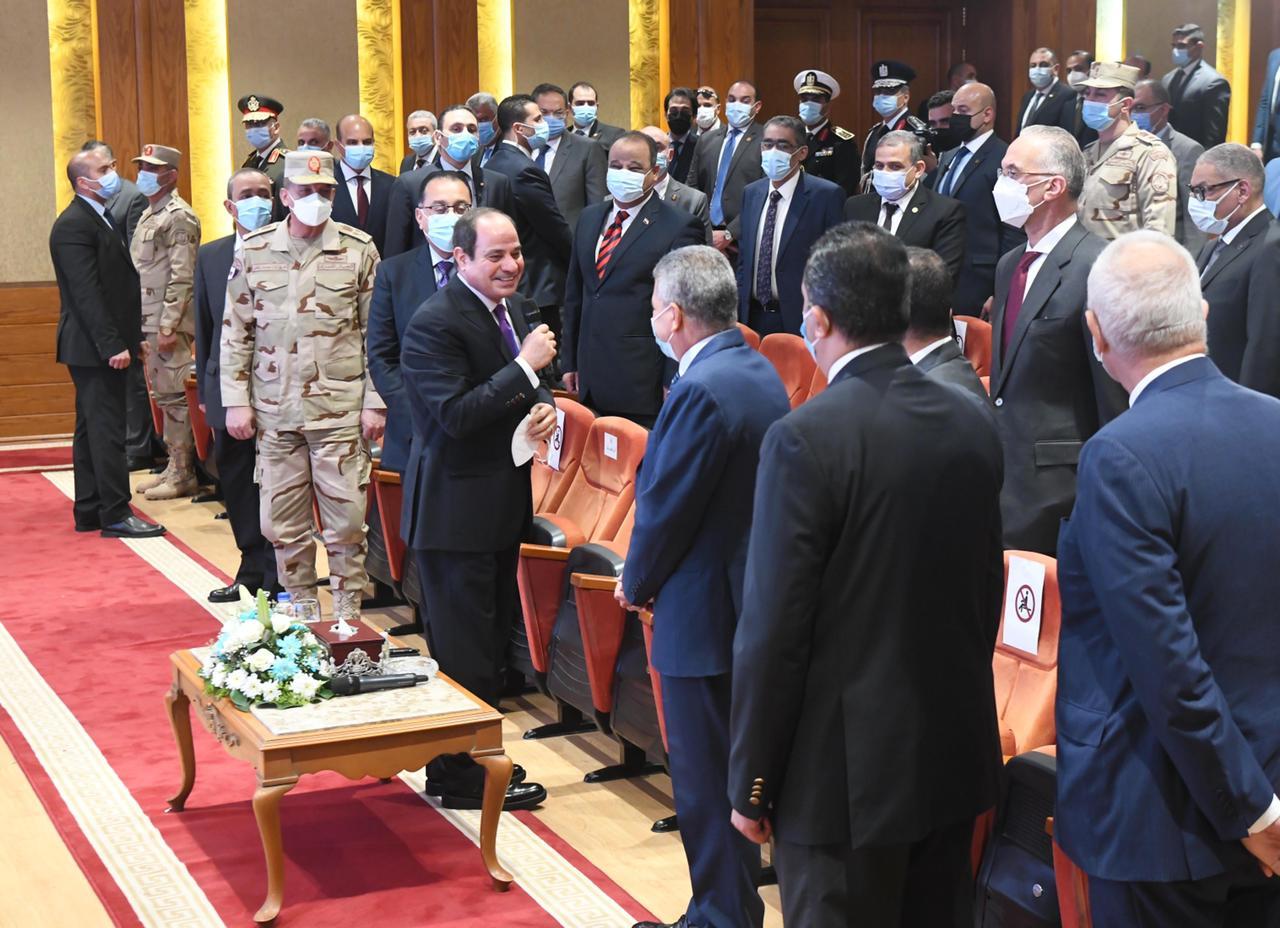 زيارة الرئيس السيسي لقناة السويس