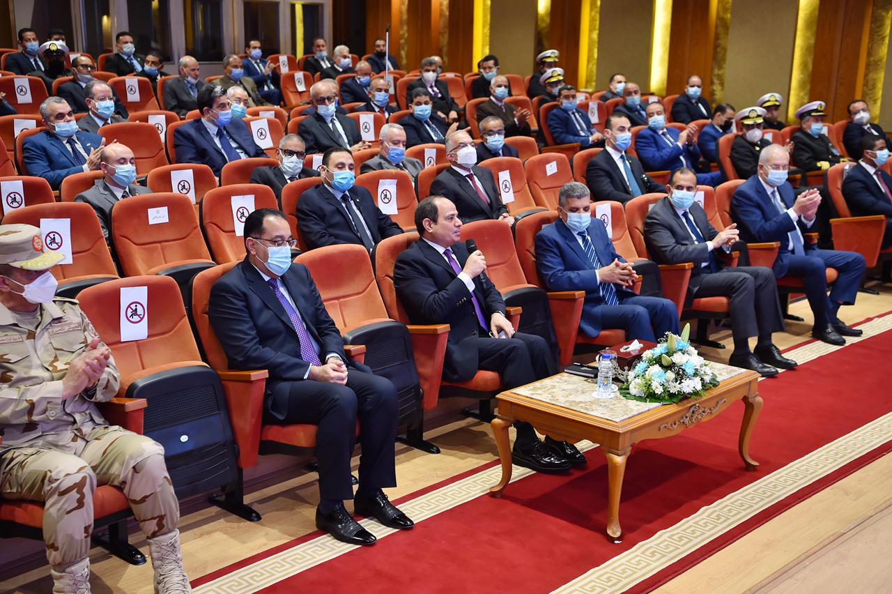 زيارة الرئيس السيسي لقناة السويس