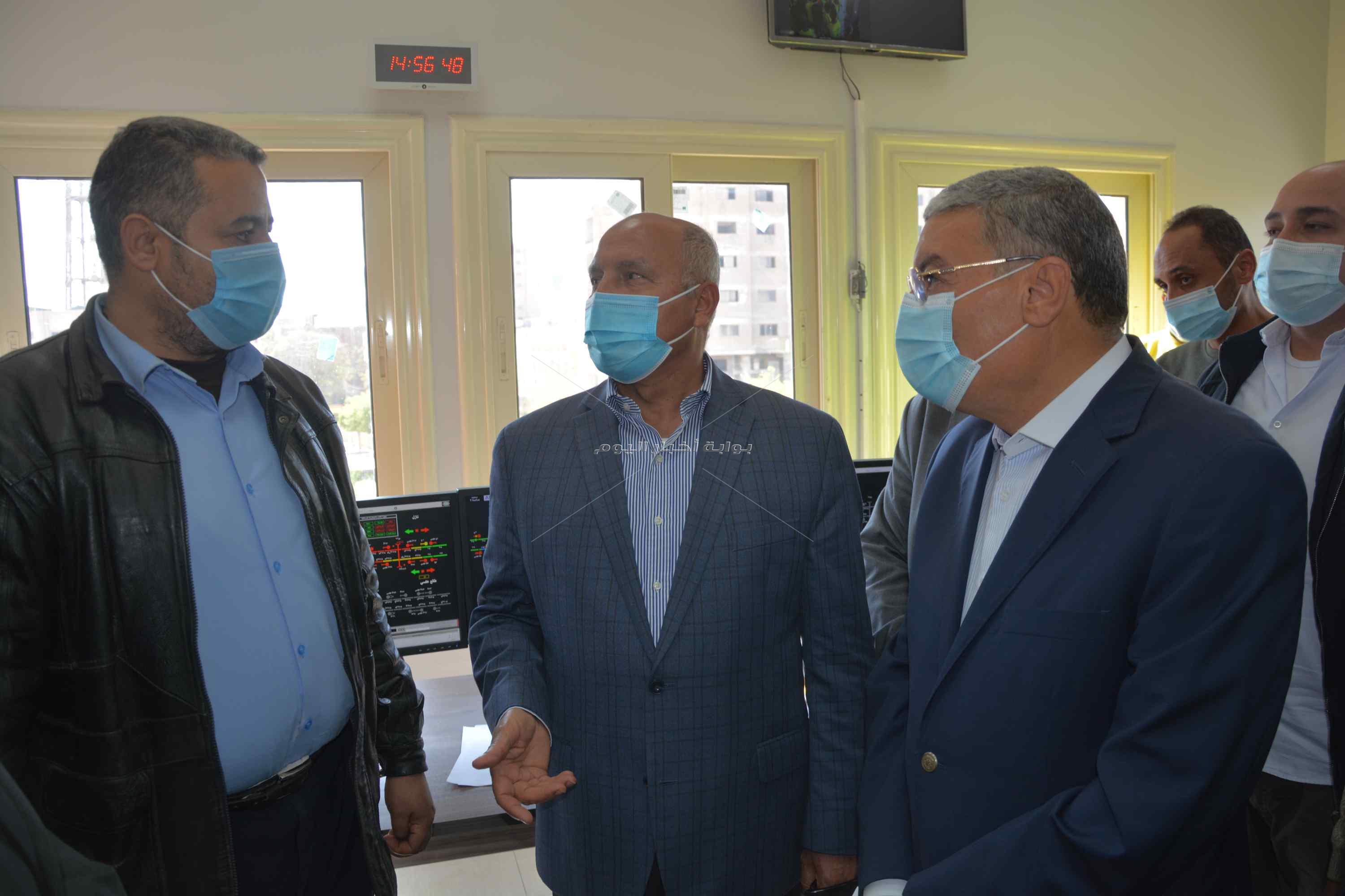 وزير النقل ومحافظ المنيا يشهدان اختبارات برج إشارات سمالوط قبل دخوله الخدمة غدا
