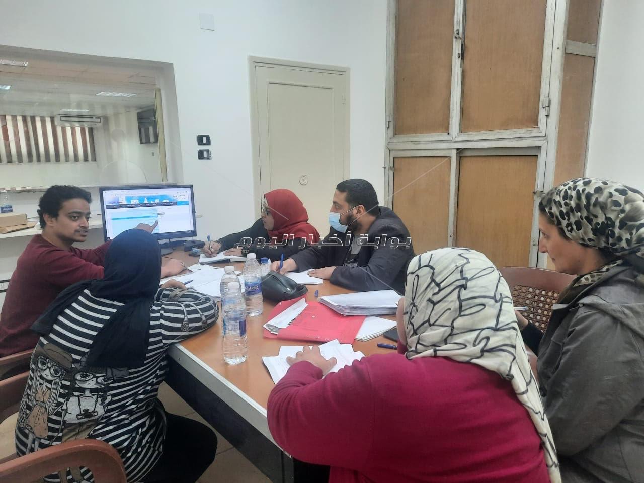  استمرار متابعة التطوير و التدريب بالمركز التكنولوجى بحى العجوزة