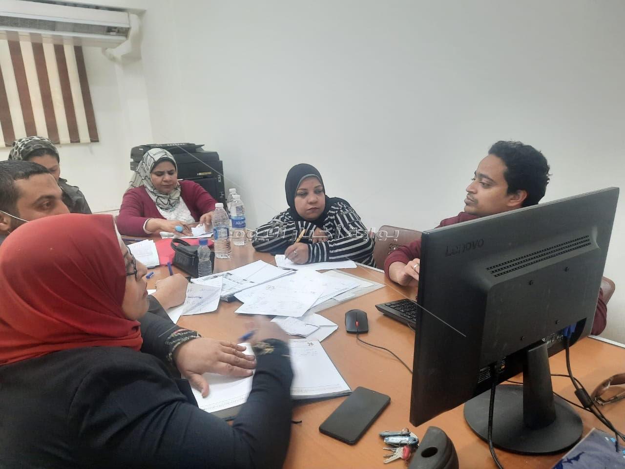  استمرار متابعة التطوير و التدريب بالمركز التكنولوجى بحى العجوزة