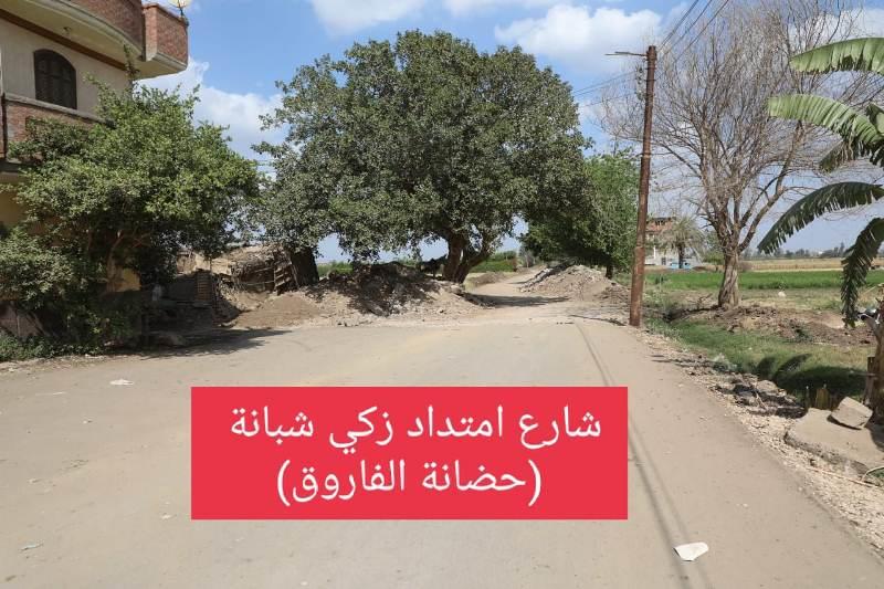 محافـظ المنوفية يتابع أعمال رصف   