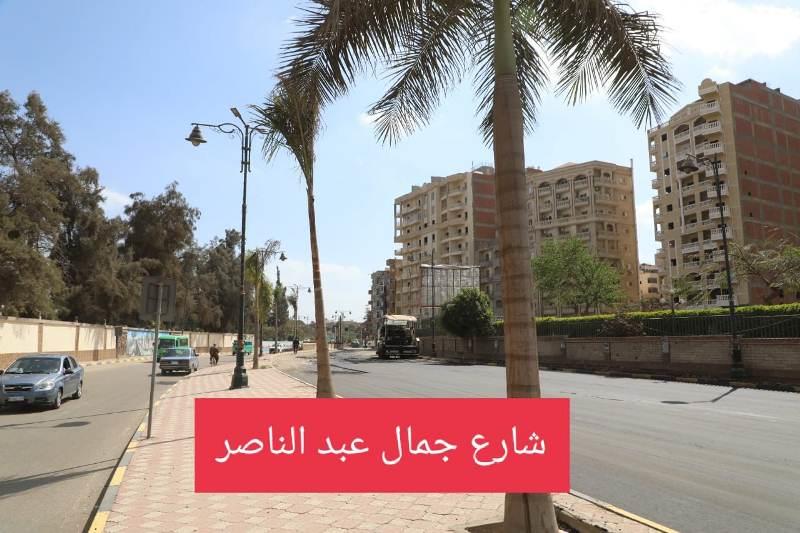 محافـظ المنوفية يتابع أعمال رصف   