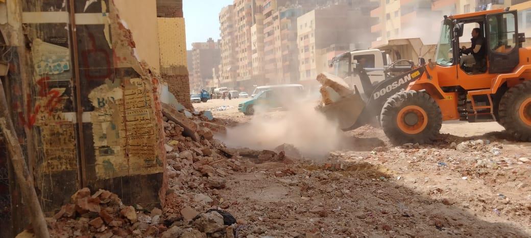 رفع مخلفات المريوطية وترسا في الطالبية بالجيزة