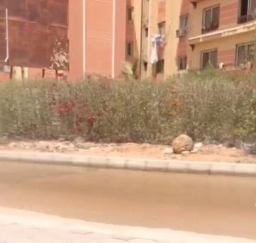 كسر ماسورة مياة بحدائق أكتوبر