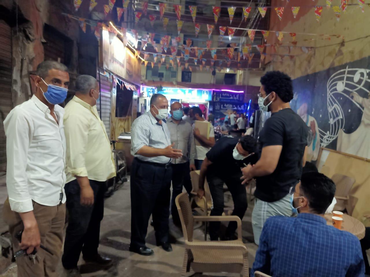 حملات متابعة تطبيق الاجراءات الاحترازية 